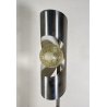 LAMPADA DA TERRA PIANTANA SPACE AGE DESIGN ANNI 70 ACCIAIO CROMATO FLOOR LAMP