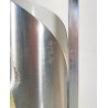 LAMPADA DA TERRA PIANTANA SPACE AGE DESIGN ANNI 70 ACCIAIO CROMATO FLOOR LAMP