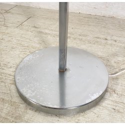 LAMPADA DA TERRA PIANTANA SPACE AGE DESIGN ANNI 70 ACCIAIO CROMATO FLOOR LAMP
