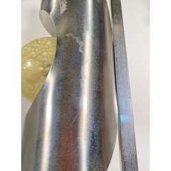 LAMPADA DA TERRA PIANTANA SPACE AGE DESIGN ANNI 70 ACCIAIO CROMATO FLOOR LAMP