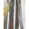LAMPADA DA TERRA PIANTANA SPACE AGE DESIGN ANNI 70 ACCIAIO CROMATO FLOOR LAMP