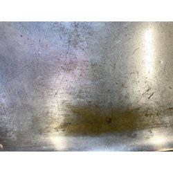 COPPIA VASSOIO RETTANGOLARE Berndorf ALPACCA ARGENTATA ART DECò USURA 39x28,5cm