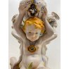 CENTROTAVOLA ALZATA TRIONFO Richard Ginori Doccia SATIRETTI PUTTI TRITONI '800