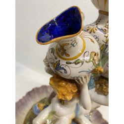 CENTROTAVOLA ALZATA TRIONFO Richard Ginori Doccia SATIRETTI PUTTI TRITONI '800