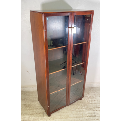 VETRINA LIBRERIA VINTAGE AFRA & TOBIA SCARPA ANNI 60 LEGNO STILDOMUS ANTE VETRO