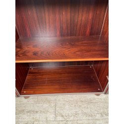 VETRINA LIBRERIA VINTAGE AFRA & TOBIA SCARPA ANNI 60 LEGNO STILDOMUS ANTE VETRO