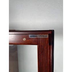 VETRINA LIBRERIA VINTAGE AFRA & TOBIA SCARPA ANNI 60 LEGNO STILDOMUS ANTE VETRO
