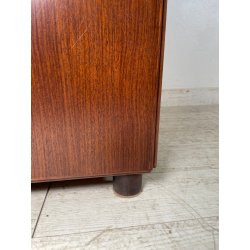VETRINA LIBRERIA VINTAGE AFRA & TOBIA SCARPA ANNI 60 LEGNO STILDOMUS ANTE VETRO