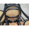 LOTTO 8 SEDIE ITALCOMMA SALA SALOTTO LEGNO FAGGIO ANNI 80 PAGLIA STILE THONET