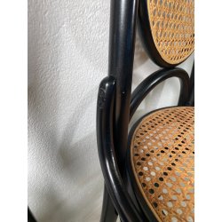 LOTTO 8 SEDIE ITALCOMMA SALA SALOTTO LEGNO FAGGIO ANNI 80 PAGLIA STILE THONET
