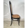 LOTTO 8 SEDIE ITALCOMMA SALA SALOTTO LEGNO FAGGIO ANNI 80 PAGLIA STILE THONET