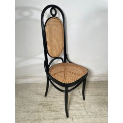 LOTTO 8 SEDIE ITALCOMMA SALA SALOTTO LEGNO FAGGIO ANNI 80 PAGLIA STILE THONET