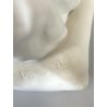 SCULTURA CERAMICA BISCUIT BIANCA Arturo Pannunzio BIMBA CON CANE ART DECO 1932
