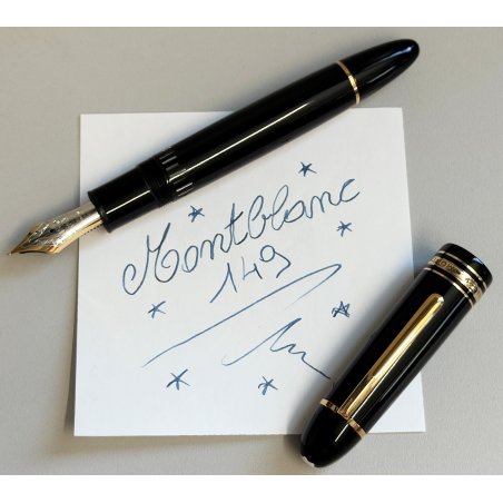 MONTBLANC Meisterstuck PENNA STILOGRAFICA 149 NIB Oro 18k VINTAGE FOUNTAIN PEN