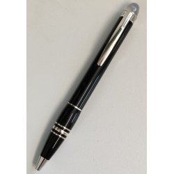 MONTBLANC Starwalker PENNA SFERA Black and Platinum VINTAGE BALLPOINT PEN