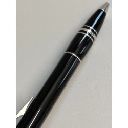 MONTBLANC Starwalker PENNA SFERA Black and Platinum VINTAGE BALLPOINT PEN