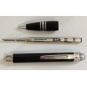 MONTBLANC Starwalker PENNA SFERA Black and Platinum VINTAGE BALLPOINT PEN