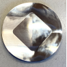 VASSOIO ALESSI Inquadro DESIGN Pino Tovaglia ACCIAIO INOX 18/10 ø 37,5 cm '72