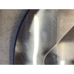VASSOIO ALESSI Inquadro DESIGN Pino Tovaglia ACCIAIO INOX 18/10 ø 37,5 cm '72