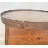 ANTICO TAVOLO LAVORO CALZOLAIO COMODINO LEGNO ABETE METÀ 1900 CASSETTO TAVOLINO