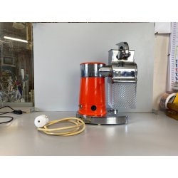 GRATTUGIA ELETTRICA Quick Mill OMRE ARANCIONE VETRO CROMO MODERNARIATO FUNZIONA