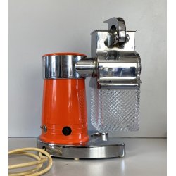 GRATTUGIA ELETTRICA Quick Mill OMRE ARANCIONE VETRO CROMO MODERNARIATO FUNZIONA