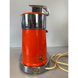 GRATTUGIA ELETTRICA Quick Mill OMRE ARANCIONE VETRO CROMO MODERNARIATO FUNZIONA