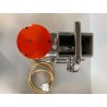 GRATTUGIA ELETTRICA Quick Mill OMRE ARANCIONE VETRO CROMO MODERNARIATO FUNZIONA