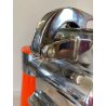 GRATTUGIA ELETTRICA Quick Mill OMRE ARANCIONE VETRO CROMO MODERNARIATO FUNZIONA
