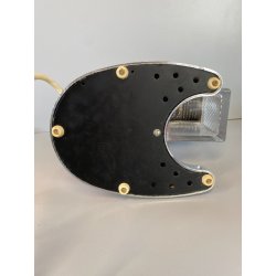 GRATTUGIA ELETTRICA Quick Mill OMRE ARANCIONE VETRO CROMO MODERNARIATO FUNZIONA