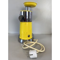 TRITACARNE ELETTRICA Quick Mill OMRE GIALLA CROMO MODERNARIATO FUNZIONANTE '60s