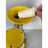 TRITACARNE ELETTRICA Quick Mill OMRE GIALLA CROMO MODERNARIATO FUNZIONANTE '60s