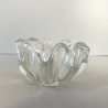 POSACENERE da MANO VETRO MURANO Ercole Barovier IRIDATO COSTOLATO ø 8cm ANNI '40