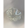 POSACENERE da MANO VETRO MURANO Ercole Barovier IRIDATO COSTOLATO ø 8cm ANNI '40