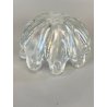 POSACENERE da MANO VETRO MURANO Ercole Barovier IRIDATO COSTOLATO ø 8cm ANNI '40