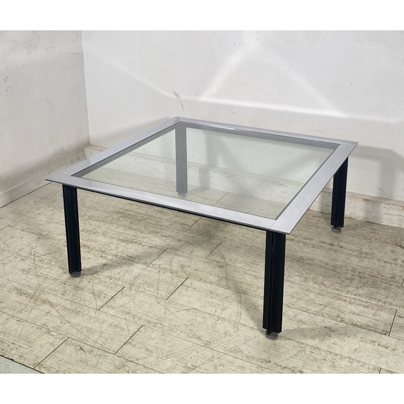 TAVOLINO SALOTTO Luigi Caccia Dominioni "T10 fasce cromate" ANNI 60 Azucena SALA