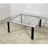 TAVOLINO SALOTTO Luigi Caccia Dominioni "T10 fasce cromate" ANNI 60 Azucena SALA