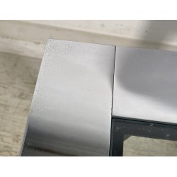 TAVOLINO SALOTTO Luigi Caccia Dominioni "T10 fasce cromate" ANNI 60 Azucena SALA
