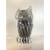 SCULTURA FIGURA CIVETTA GUFO OWL V. Nason VETRO SOMMERSO MURANO 16 cm/h '70
