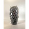 SCULTURA FIGURA CIVETTA GUFO OWL V. Nason VETRO SOMMERSO MURANO 16 cm/h '70