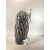 SCULTURA FIGURA CIVETTA GUFO OWL V. Nason VETRO SOMMERSO MURANO 16 cm/h '70