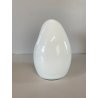 RARA SCULTURA ORSO POLARE La Murrina VETRO MURANO PIENO BIANCO h18cm FIRMATO '70