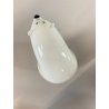 RARA SCULTURA ORSO POLARE La Murrina VETRO MURANO PIENO BIANCO h18cm FIRMATO '70