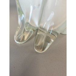 RARA SCULTURA ORSO POLARE La Murrina VETRO MURANO PIENO BIANCO h18cm FIRMATO '70