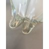 RARA SCULTURA ORSO POLARE La Murrina VETRO MURANO PIENO BIANCO h18cm FIRMATO '70