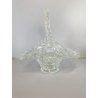 VASO CENTROTAVOLA CESTINO VETRO MURANO Barovier&Toso ROSTRATO SOFFIATO h25cm '50