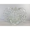 VASO CENTROTAVOLA CESTINO VETRO MURANO Barovier&Toso ROSTRATO SOFFIATO h25cm '50