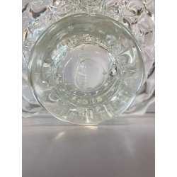 VASO CENTROTAVOLA CESTINO VETRO MURANO Barovier&Toso ROSTRATO SOFFIATO h25cm '50