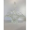 VASO CENTROTAVOLA CESTINO VETRO MURANO Barovier&Toso ROSTRATO SOFFIATO h25cm '50