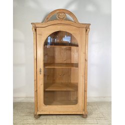 ANTICA LIBRERIA VETRINA ESPOSITRICE LEGNO CREDENZA PRIMI 1900 ARMADIO CRISTALLI